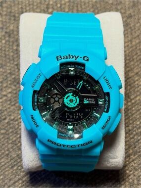 Casio Baby-G Bright Turquoise Resin Sport Watch